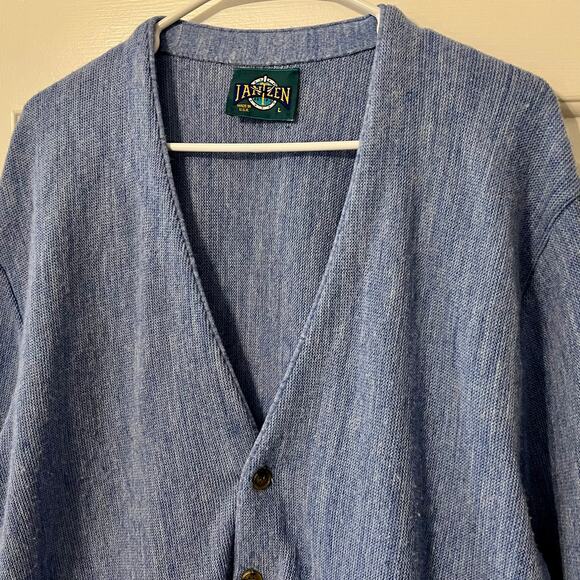 Vintage Jantzen V-Neck Button-Down Cardigan Sweater - Picture 2 of 7
